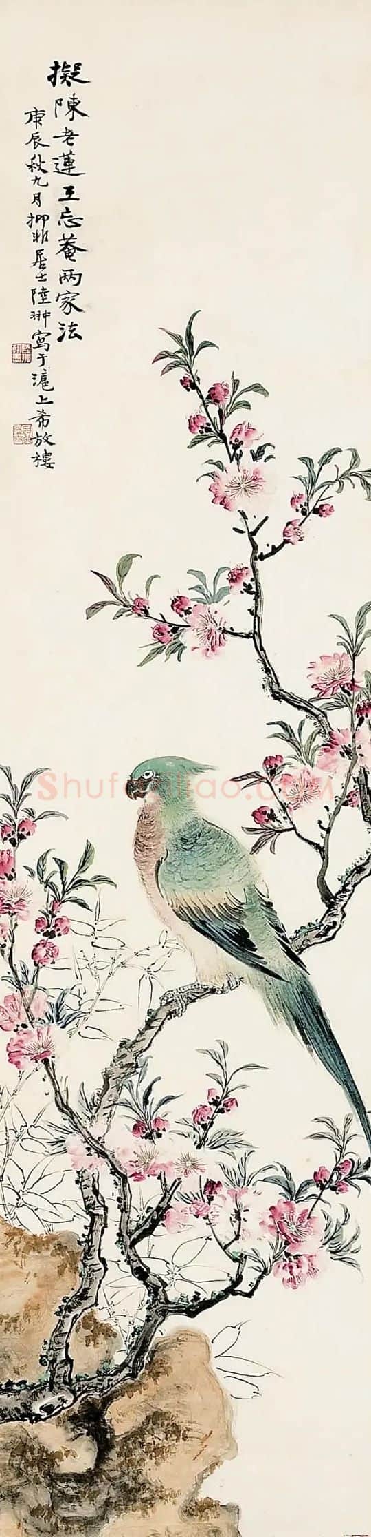 陆抑非·花 鸟