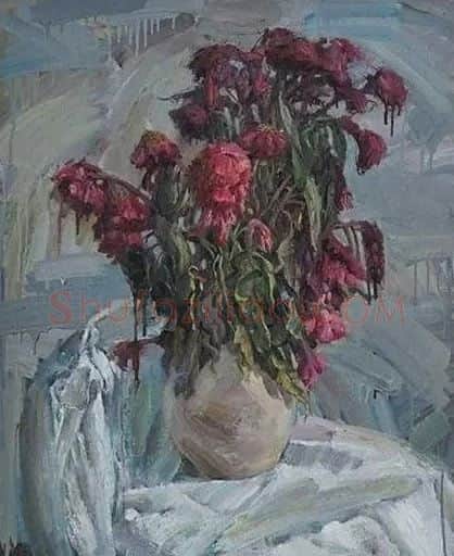 冯民生·《鸡冠花》