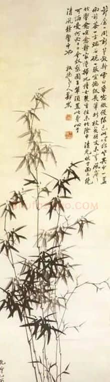 郑板桥·墨竹图