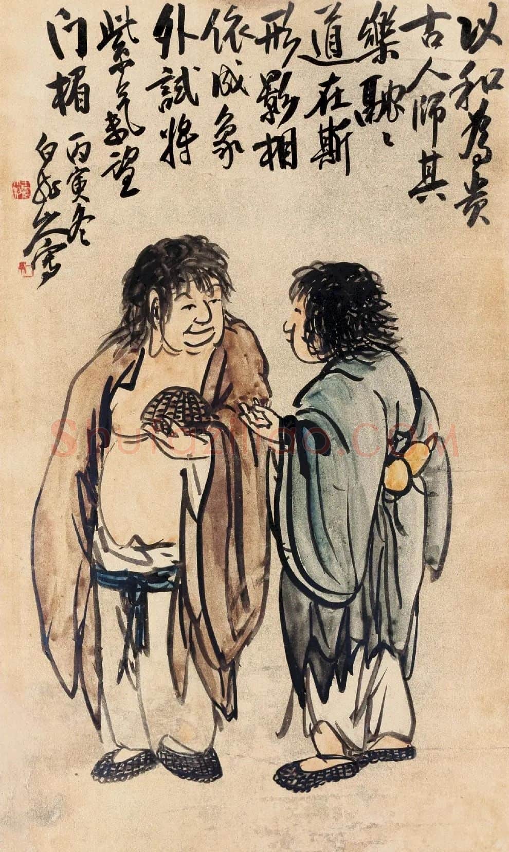 王一亭·和为贵图