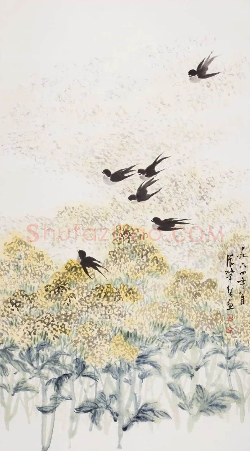 张肇铭·燕子油菜花