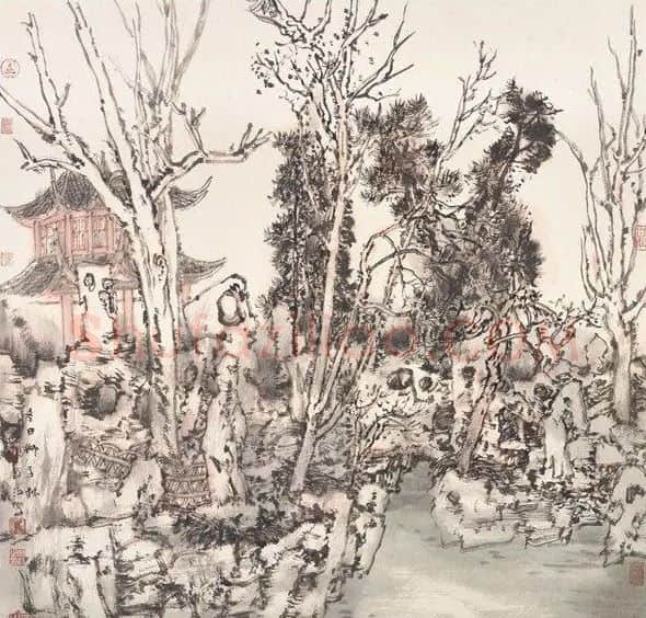 于文江·冬日狮子林