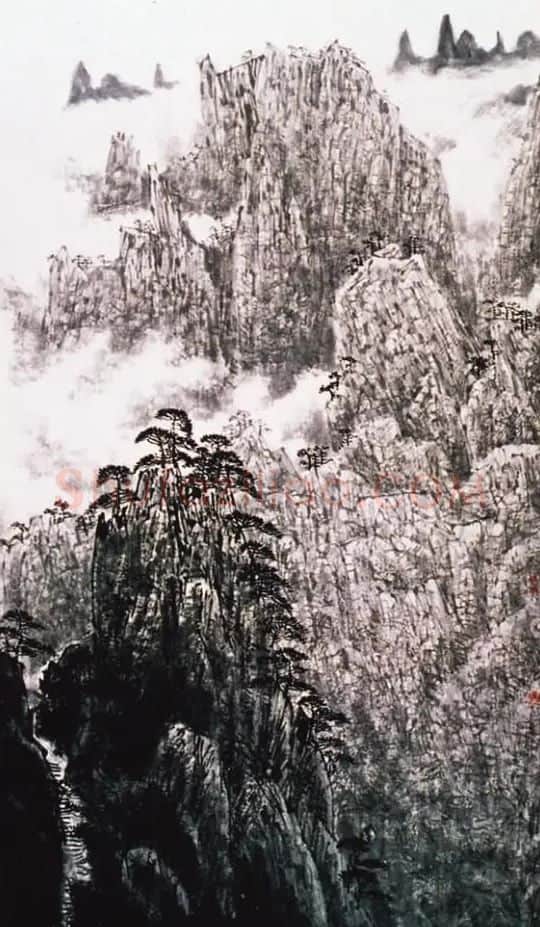 江枫·三十六峰烟月寒
