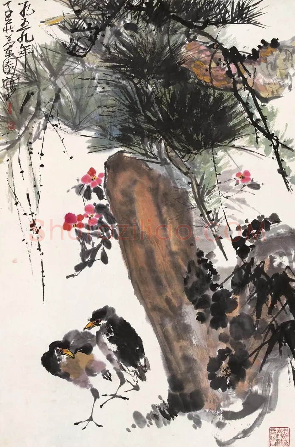 陈子庄·花鸟