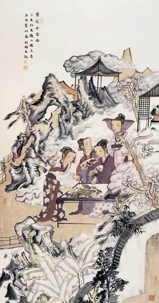徐永生·丰荷丹青图