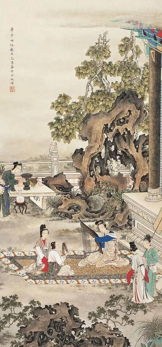 王叔晖·桐阴玩乐图