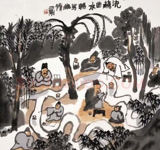 刘二刚·流觞曲水
