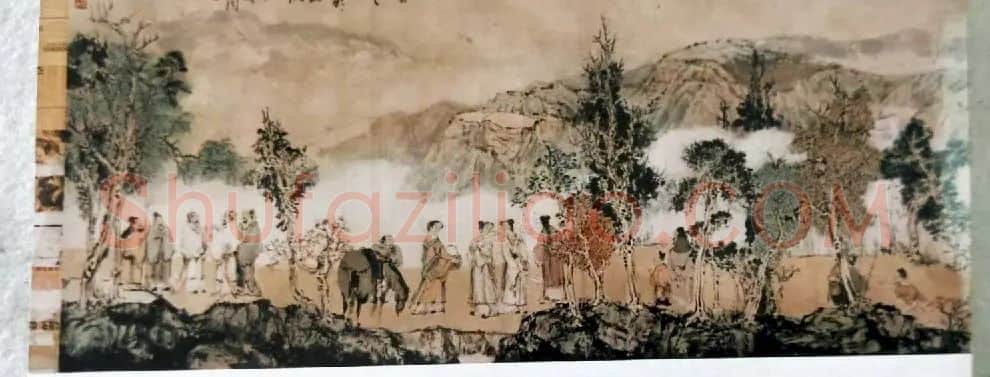 陈尔荣·白居易诗意图《丽人行》