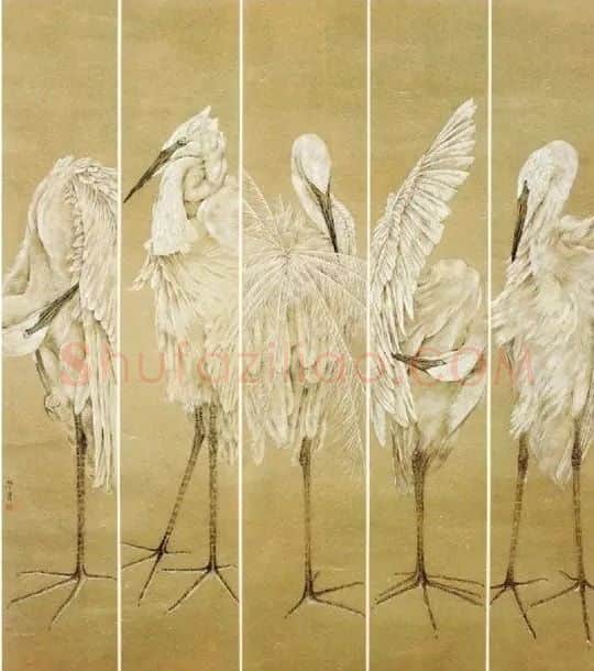 方学良·五贤图