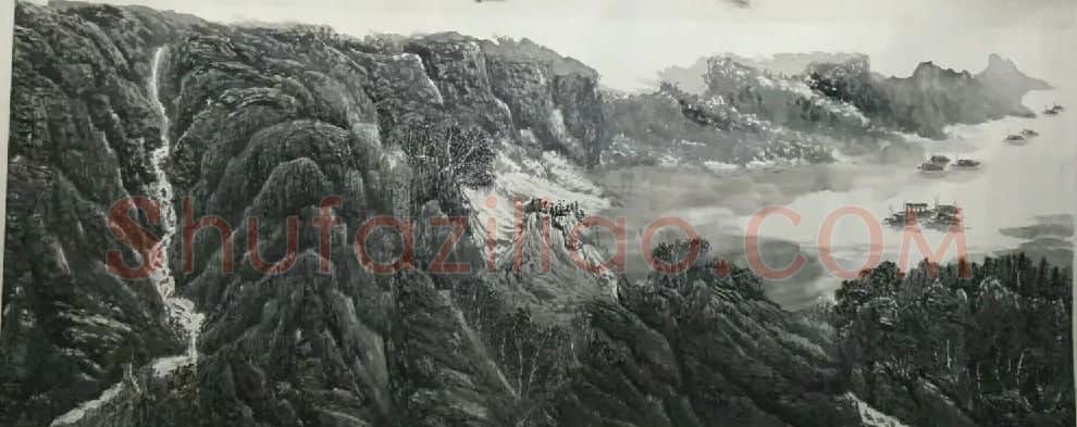 郑文乔·山水国画