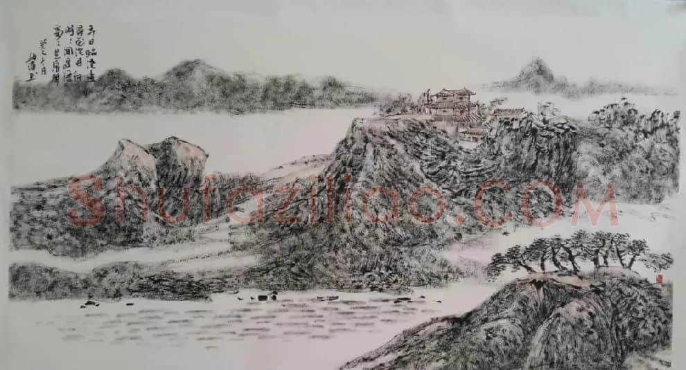王雪林·焦墨画