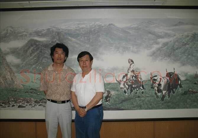 陈伟·与美协主席刘大为合影