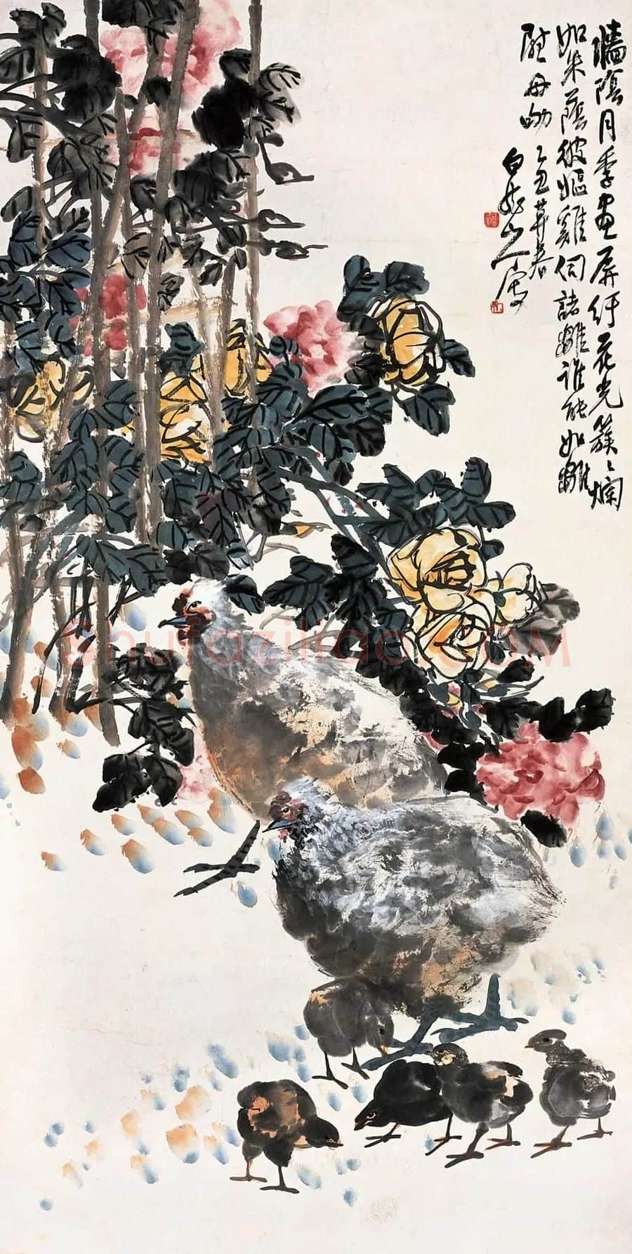 王一亭·四季吉祥