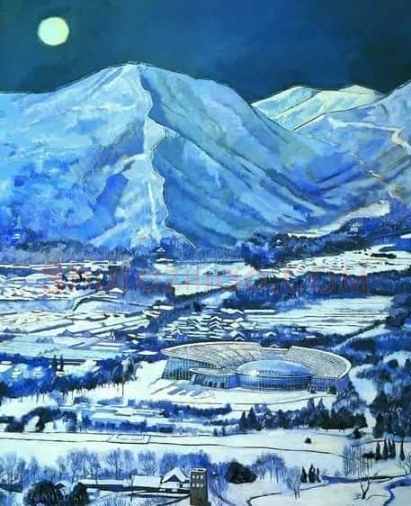 王石之·香山雪夜镶明珠