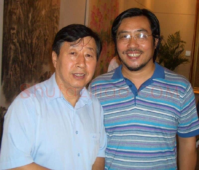 罗云·和美协主席刘大为合影