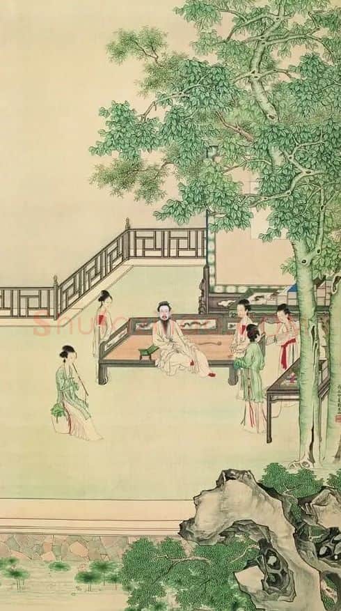 刘凌沧·高士纳凉图