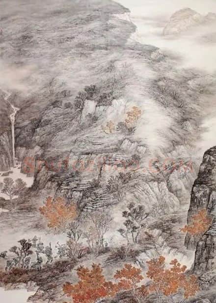 吴广·山水《招荒为新》