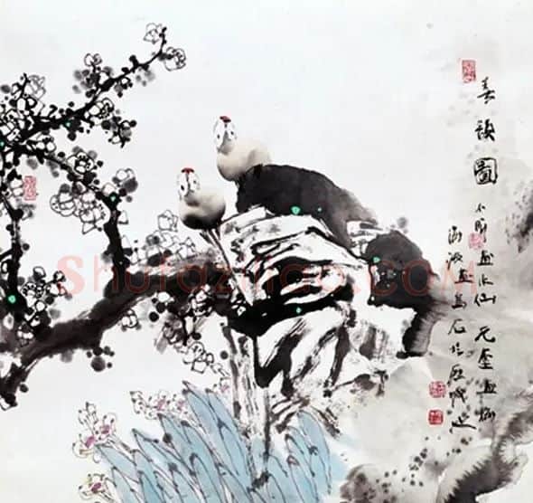 陈元奎·春韵图