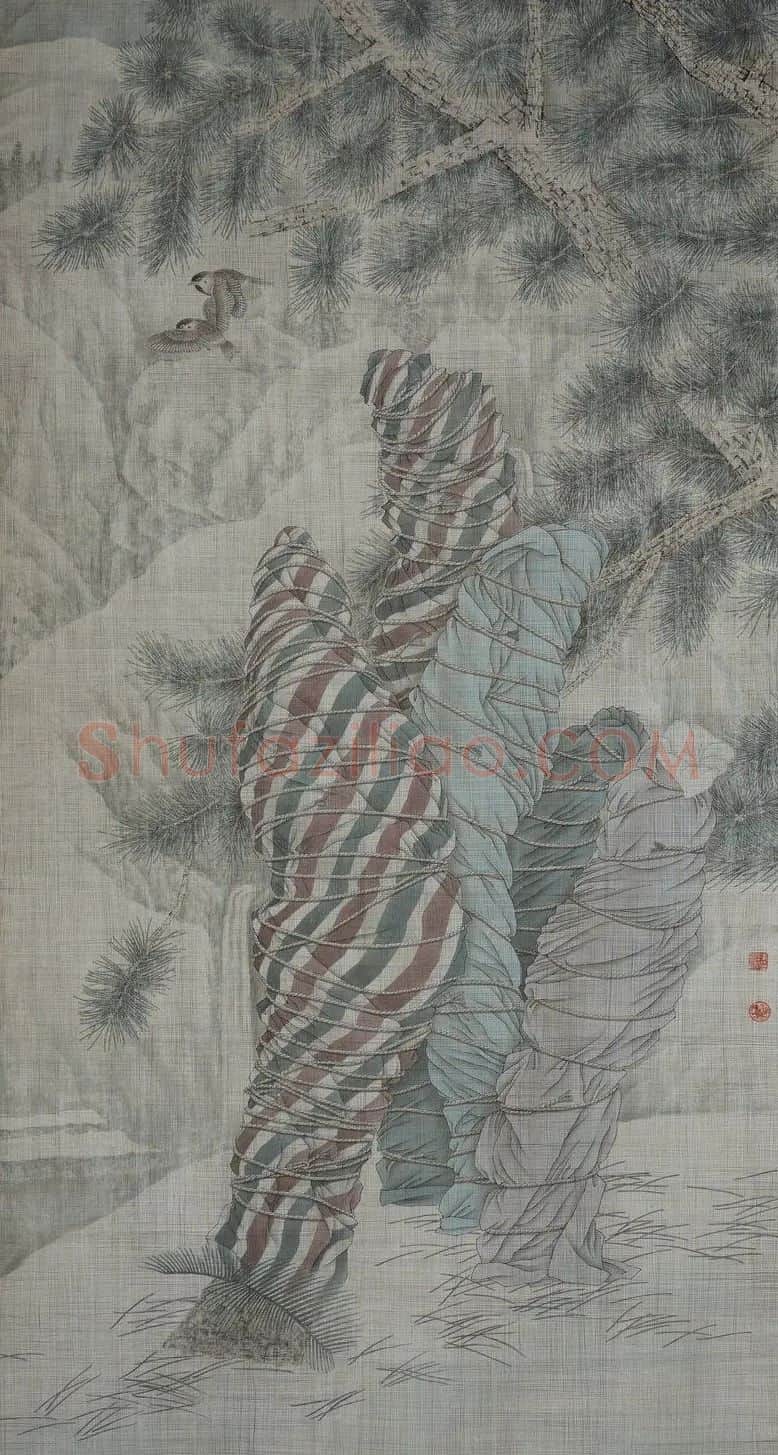 陈鹏刚·寒冬素装图
