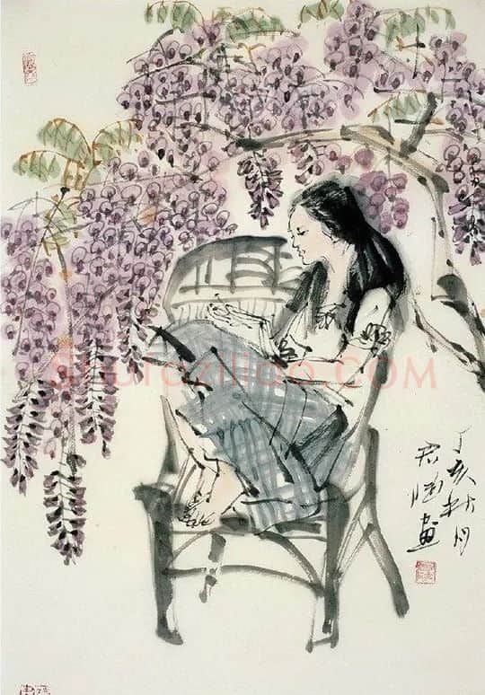 徐君陶·紫藤架下