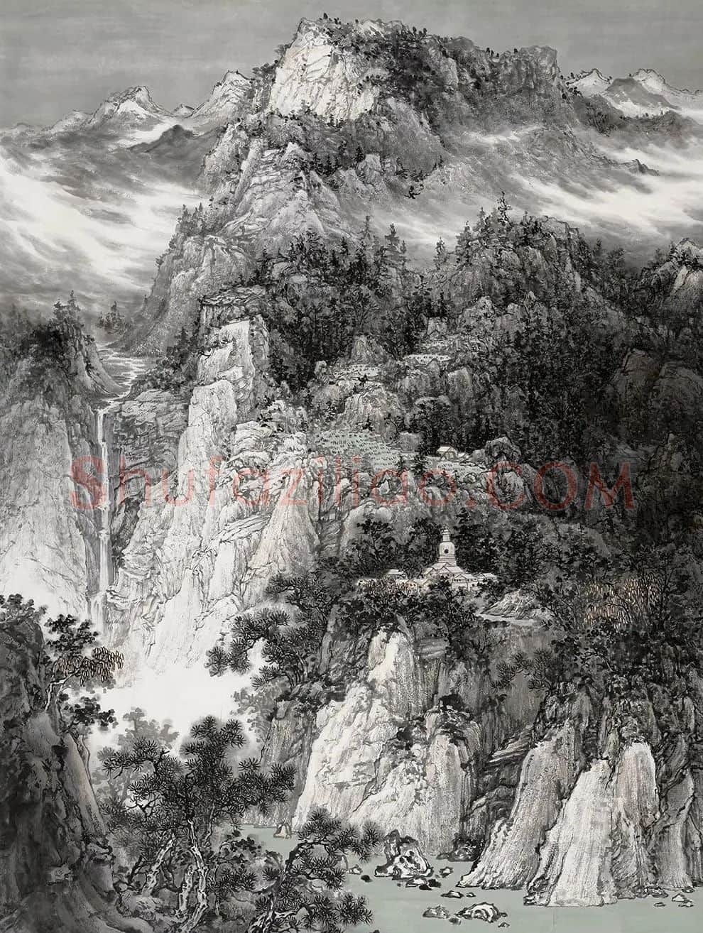 马连德·家山一夜雨 隔雾闻鸣泉