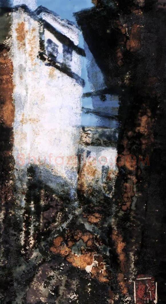 孙发安·孙发安  印象老宅系列之一  高温颜色釉瓷板 81CMX42CM  2016