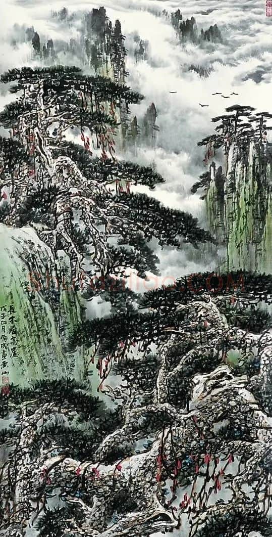 刘有成·长木居高崖
