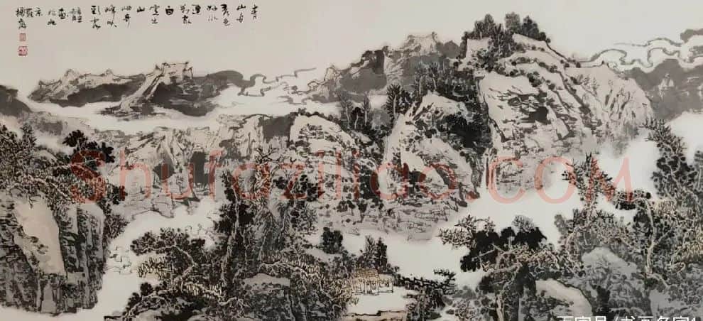 罗杨彪·奇峰映彩霞