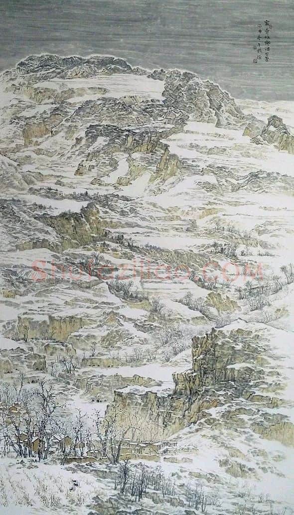 雷自强·最喜故乡满山雪