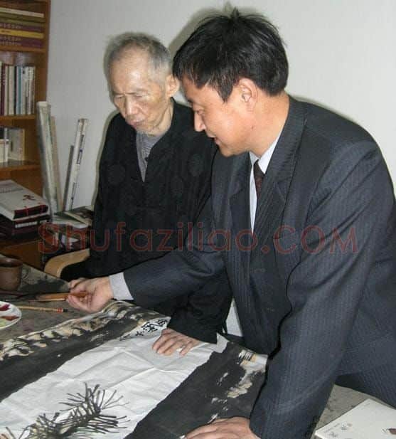 王开选·与恩师汤文选先生合影4