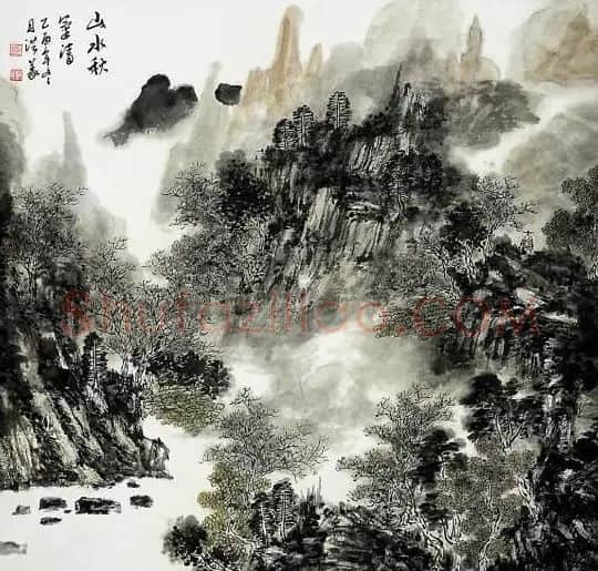 盛洪义·山水秋气清