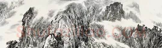 杜高杰·峡江图卷(局部)