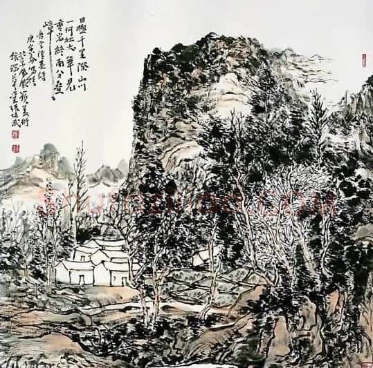 张培武·唐人诗意图