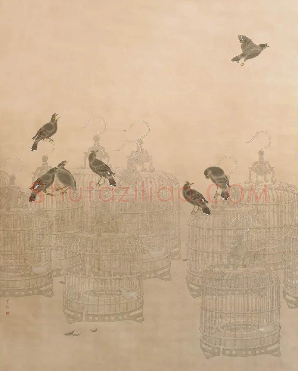 张会成·归鸟之五