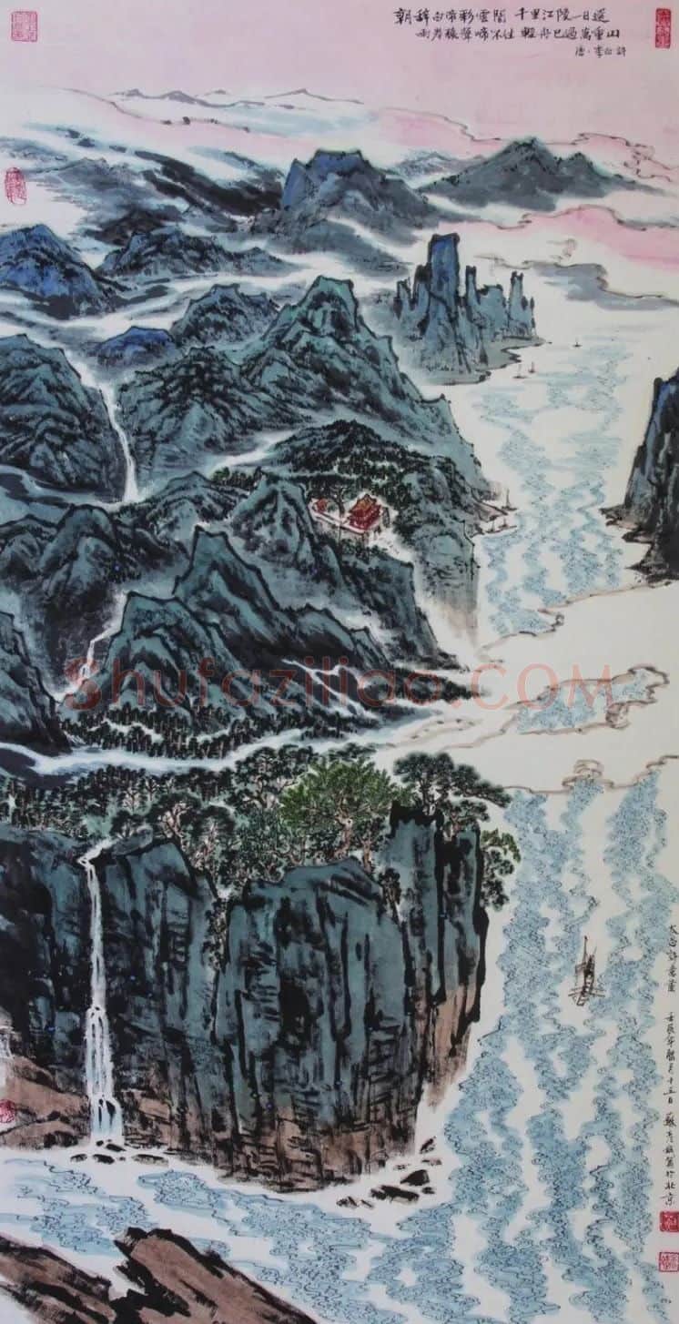 苏彦斌·太白诗意图
