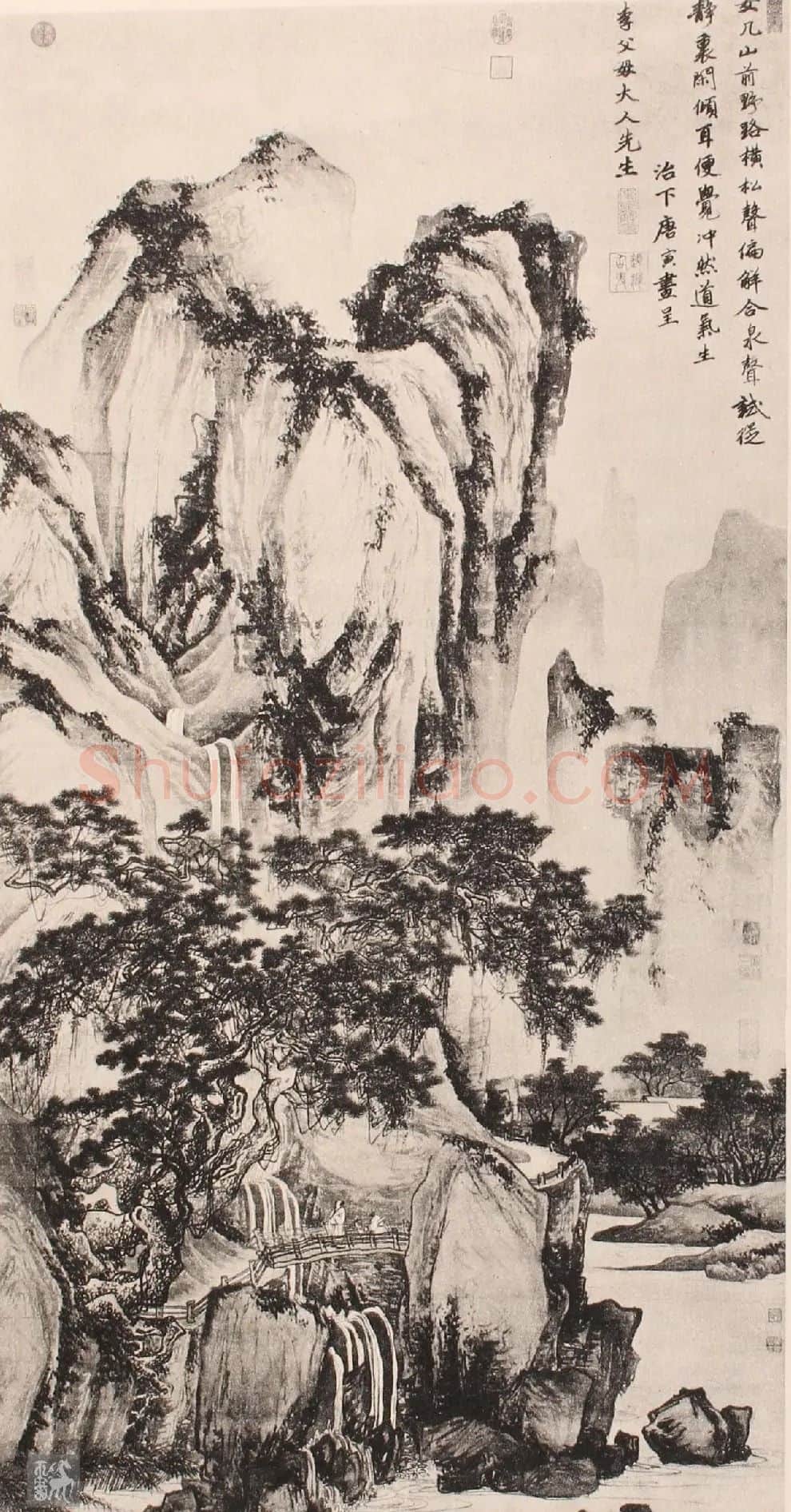 唐寅·山路松声图