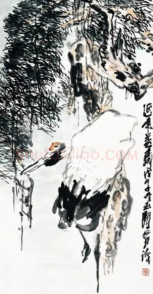 沈耀初·松鹤