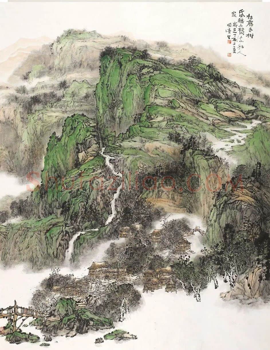 周清·枯藤老树昏鸦小桥流水人家