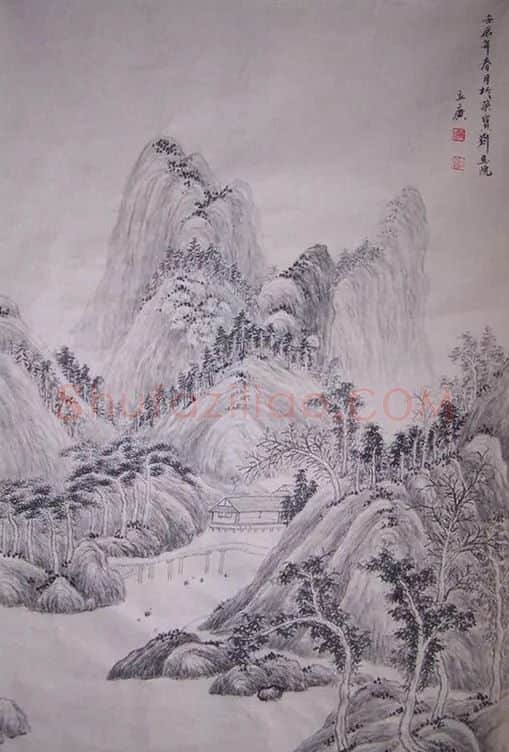 吴立广·山居图