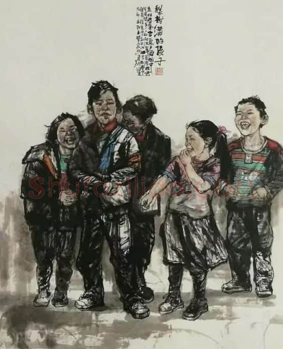 沙鸿山·梨树沟的孩子