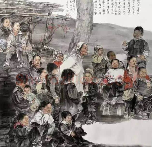 王国斌·《村口》
