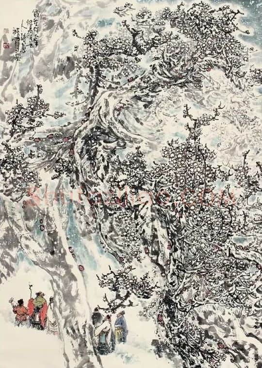 姚占元·悟雪图