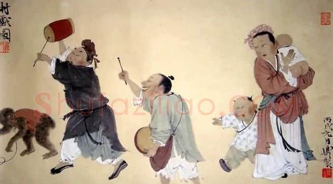 徐乐乐·村嬉图