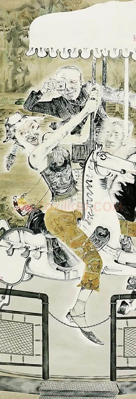 秦修平·游园-1