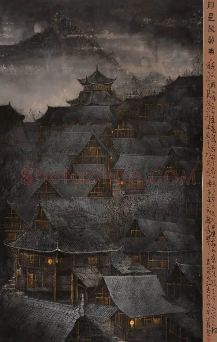 梁增权·月是故乡明
