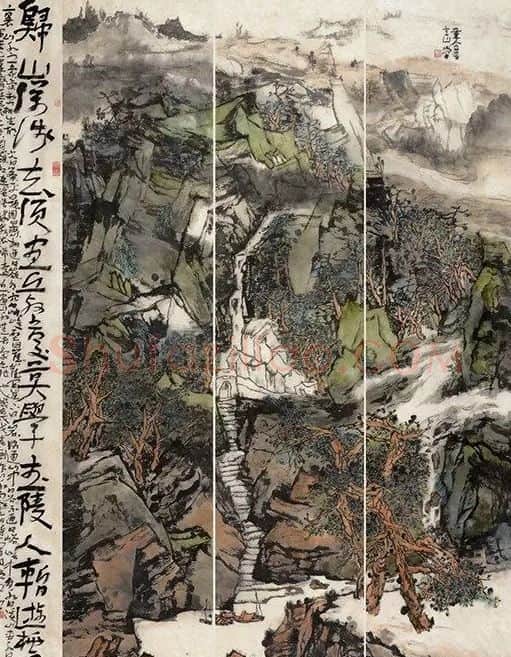 周清·笔含春意山水间