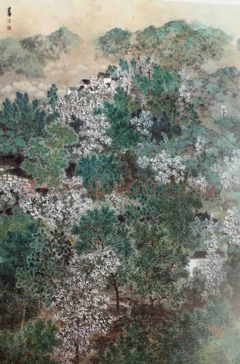 陶安萍·《蜀山春意》