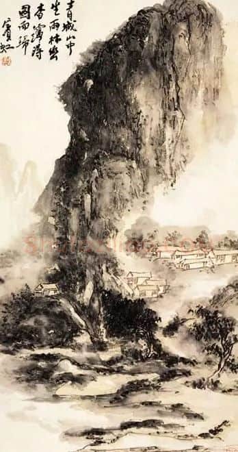 黄宾虹·青城山色图