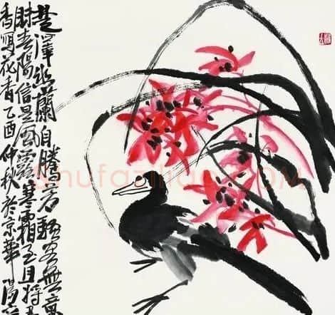 汤立·花鸟