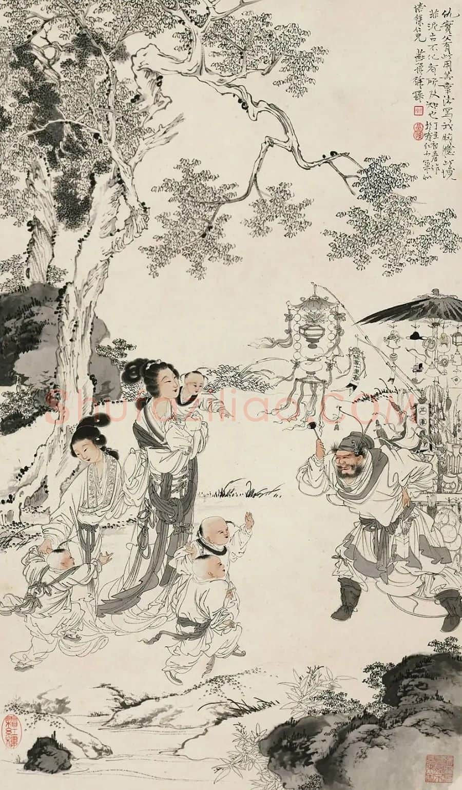 徐燕孙·拟仇实父货郎图